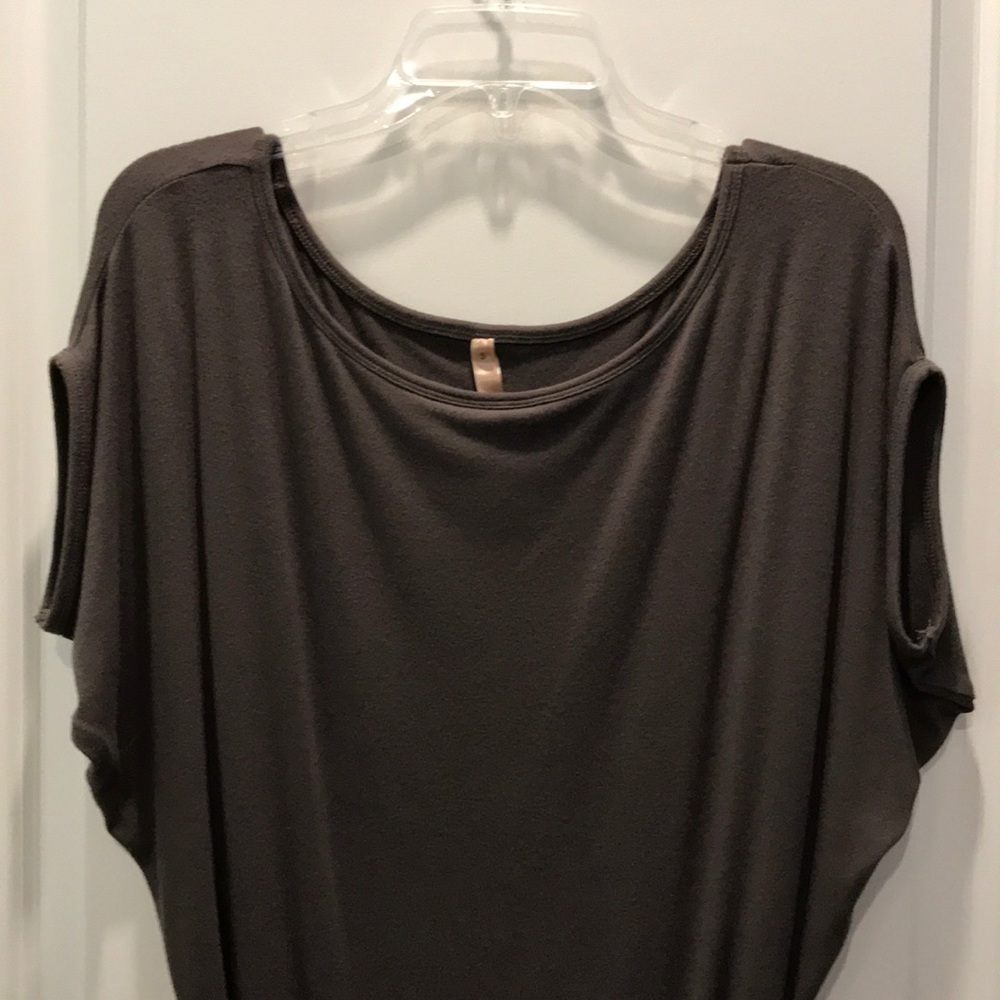 Bailey 44 Mini Dress Belted stretchy soft jersey tunic - Picture 2 of 9